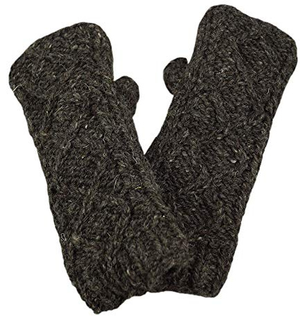 musimon Handstulpen Pulswärmer Stulpen 100% Naturwolle gefüttert