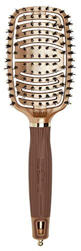 Olivia Garden NanoThermic Ceramic + Ion Flex Scalp-Hugging & Vented Hair Brush NT-FLEXCO (Combo)