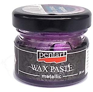 Zita's Creative Wachspaste metallic 20ml - lila. Metallfarbe, Bastelfarbe, Acrylfarbe