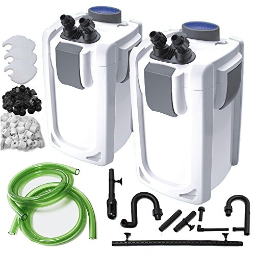 Finest-Filters Aquarium External Canister Filter with UV Steriliser for Fish Tank 1000/1400 / 2000lph (HW-703B (1400l/h + 9w UV))