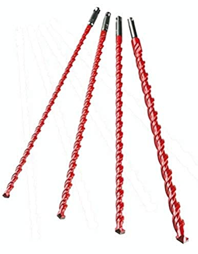 ALPEN Hartmetall-Mehrzweckbohrer Set Profi Multicut 4-teilig (ø 6-16 mm, mit SDS-plus Schaft, Länge 450 mm, Drehbohren in Fliesen, Mauerwerk, Metall, Kunststoff) 57900004100