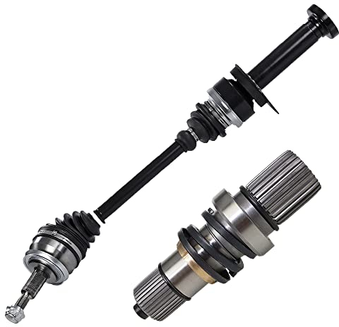 BESTPRICE 1x Antriebswelle vorne rechts Gelenkwelle, 1x Steckwelle vorne rechts Kompatibel mit VW MULTIVAN T5 (7HM, 7HN, 7HF, 7EF, 7EM, 7EN), TRANSPORTER T5