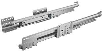 Hettich 924093 ArciTech Vollauszüge Actro Silent 19mm NL 350mm 40kg li/re Push to Open, Belastbarkeit: 40 Kg, 300 mm