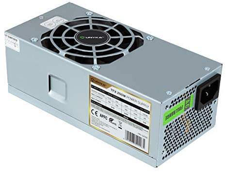 UNYKAch Fuente de Alimentación TFX 250W 80 Plus Gold, 90% Eficiencia, Factor de Potencia APFC y Ventilador de 80 mm Ultra Silencioso