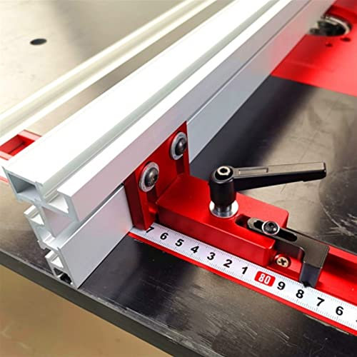 ELAUK Table de défonceuse en T 60/80/100 cm Hauteur 75 mm Supports coulissants en aluminium Profil en T Accessoires de bricolage (couleur : 1000 mm)