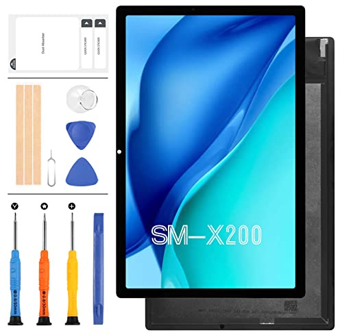 Sostituzione dello schermo LCD per Samsung Galaxy Tab A8 10.5 (2021) SM-X200 SM-X205 Display LCD Touch Digitizer Sensore Pannello di vetro Assemblaggio completo Parti di riparazione Kit con strumenti