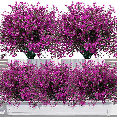 12 buntar konstgjorda buskar buskar fuchsia