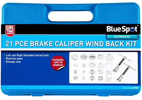 1 Pcs BlueSpot Disc Brake Caliper Kit | Piston | Rewind Tool Set | Wind Back Car Auto | Servicing & Replacing Brake Pads