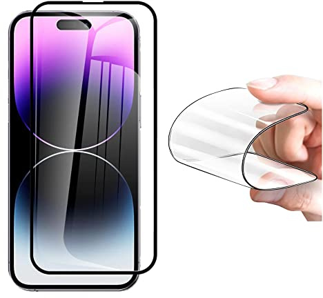 CUFEREDU 3Pcs 9D Anti-Shock Pellicola Ceramica Morbida per iPhone 13 / iPhone 13 Pro 6.1 Alta sensibilità HD Clear Protezione dello schermo come vetro temperato