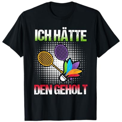 Badminton Tshirt Federball Spieler Damen Herren Badminton T-Shirt