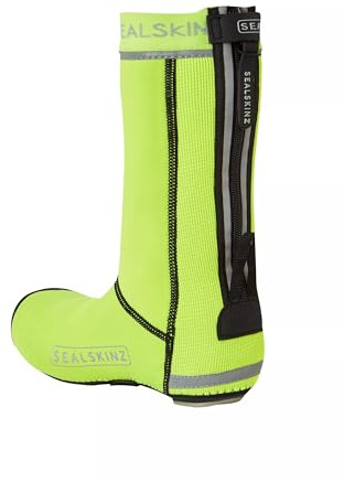 Sealskinz Unisex'S Caston Skoöverdrag Till Cykling Med Öppen Sula För Alla Väder, Neongul, M