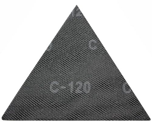 50 Stück Klett Schleifblätter Schleifscheiben Schleifgitter Schleifpapier Dreieck 285 x 285 mm für Deckenschleifer Trockenbauschleifer Einhell BT-SG 710 TE-DW 225 X (Körnung 100)