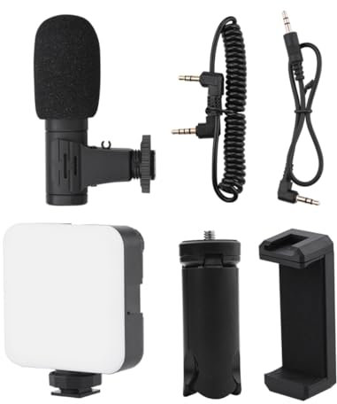 Homoyoyo 1 Satz Schießausrüstung Handy-Vlogger-Kit Schreibtischstativ Handyständer Handy-Stativ Smartphone-Video-Kit Smartphone-Vlogger-Kit Füllung Suite Tablet-Ständer Abs