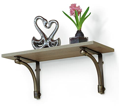Regalträger 2 Stücke Regal-Halterung Klassische Dekorative Regal-Halterung Rechtwinklige Halterung Für Rohstoffmöbel-Hardware Regal-Bodenträger unsichtbar