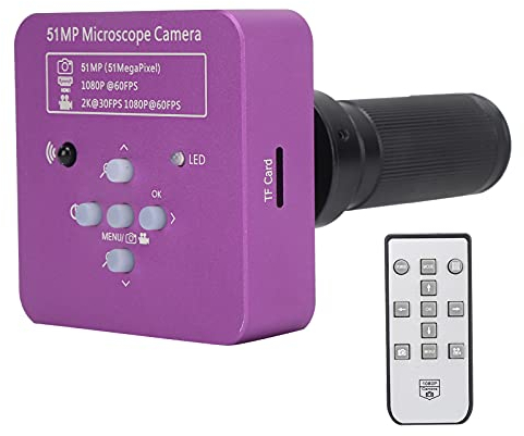 Tbest Indusal Plies USB FHD Video Mikroskop CRA 5Mp HD Multimedia Interface Mikroskop CRA mit RTE Control AC 00-240V CRA und Bildgebung (EU-Stecker)