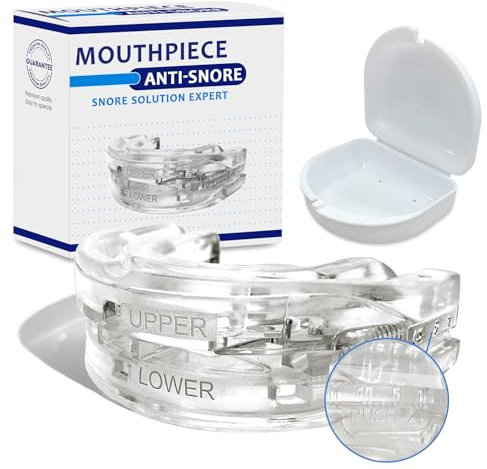 Schnarchstopper, Anti Schnarch Schiene, Effektiv Gegen Schnarchen, Anti Snoring Aufbissschiene für Nacht für Männer Frauen, Beißschiene für die Nacht, Bequem for Quiet Sleep