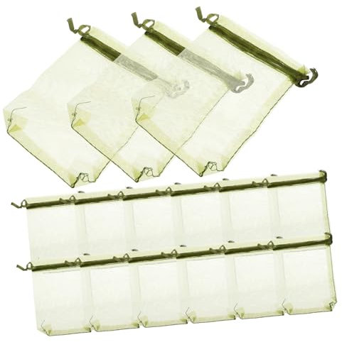 Healeved 100stücke Organza Geschenktüten Mit Kordelzug Mehrzweck Mesh Taschen Für Hochzeiten Partys Geburtstage Und Militärgrün Robuste Tragbare Verpackung Für Süßigkeiten Und