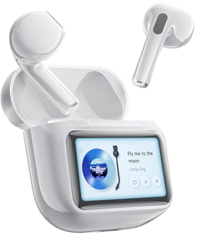 Écouteurs Bluetooth sans fil, Écouteurs intra - auriculaires, ipx7 étanche, touch play, veille 48 heures, réduction active du bruit, boîtier de charge sans fil, compatible avec les systèmes iOS / Andr