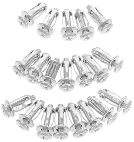 GALPADA 20stücke Hohlraumdübel Mit Schrauben Metallanker Für Gipskarton Hohlwände Und Türen Langlebig Und Rostbeständig Für Befestigungen Und Türschlösser