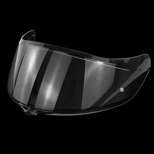 Yofab Visiere Casque Moto pour AGV K5 K5S K5-S K3SV K1 K1S, Casque Moto Pare-Vent Casque Lentille, Remplacement de Visière de Lentille de Casque de Bouclier de Vent de Moto,A Black
