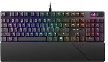 ASUS ROG STRIX SCOPE II X, Tastiera da Gaming Cablata, LED RGB, Nera