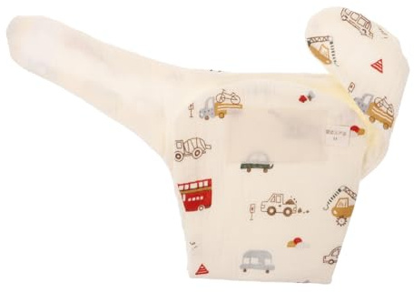Mikinona Wiederverwendbare Stoffwindel aus 100% Baumwolle Verstellbare Waschbare Windelhose mit Atmungsaktivem Material Hautfreundlich und Bequem für Neugeborene und Kleinkinder für Alltag