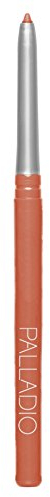 Palladio Einziehbarer, wasserfester Lipliner, hochpigmentierte und cremige Farbe, schmale, wischfeste Formel mit langanhaltendem Tragen den ganzen Tag, kein Spitzer erforderlich, fast hautfarben