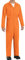 Red Kap Men's CT10OR Work Utility Coveralls, Orange, Small