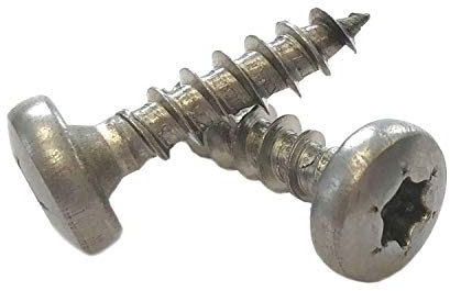 Panhead Schrauben Edelstahl 4x25 mm - 1000 St. Vollgewinde Holzschrauben Torx A2