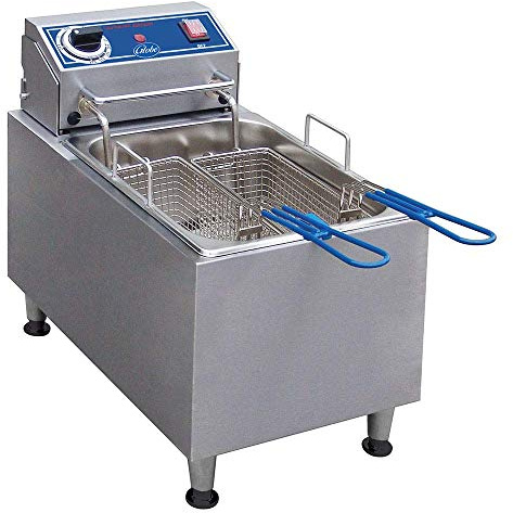 Globe Food Equipment Countertop S/S Electric 16-Lb. Capacity Fryer