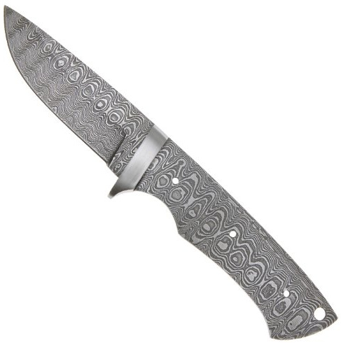 Flachangel-Klingenrohling Jagdmesser mit Backen