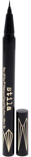 Stila Wasserdichter flüssiger Eyeliner, einfach zu verwendender Eyeliner-Stift, wisch- und übertragungssicher, Liner bleibt den ganzen Tag und die Nacht an, lässt sich reibungslos auftragen, ohne zu