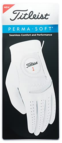 TITLEIST Perma Morbido Uomo Guanti Bianco - Linke Hand/ML
