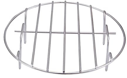 SENZZ Bandeja para cocinar al horno - Rejilla para asar redonda de acero inoxidable | Accesorios BBQ Accesorios para verduras asado, cerdo, carne asada, tocino de cerdo, calamares, pollo