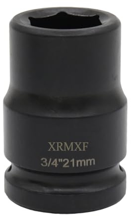 XRMXF Douille à chocs 6 pans 3/4'',Écrou à impact, six pans 40mm