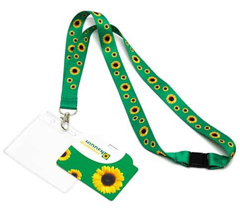 Official Hidden Disabilities Sunflower Lanyard (70cm) with ID Card