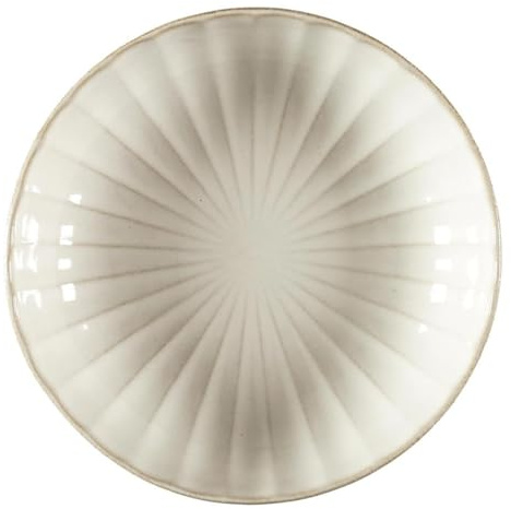 Paris Prix Lot de 6 Assiettes Creuses Vlora 25cm Beige