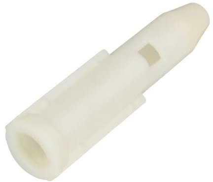 Adunsiaoto Adaptateur Générique Pommeau de Levier pour Manette de Vitesses (Blanc Lacté)