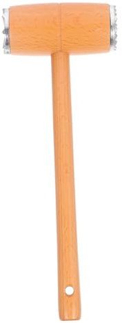 MAGICLULU Attendrisseur De Viande Marteau en Bois De Hêtre Maillet Cuisine Antidérapant pour Steak Poulet Barbecue Outil Cuisine Multi-Usage