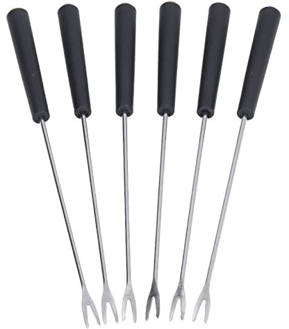 Fourchets with Stainless Steel Fondue, Set of 23 Cm Long, Resistant Fork, Safe and for The Chocolate Cheese Fondue for The Chocolate for