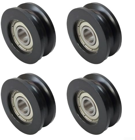 Nylon-Riemenscheiben-Set, 33,6 mm, mit 608ZZ-Lager für Kabelmaschinenteile, Zubehör für Fitnessstudios, Heim-Fitness-Riemenscheiben, Gewichtheben und Last