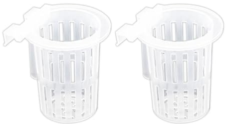 Bbajszx 2PCS Hydroponic Plant Basket Planter for Aquariums Modern Design Enhancing Visual Attraction Fishtanks Decors Wall Mounted Planter