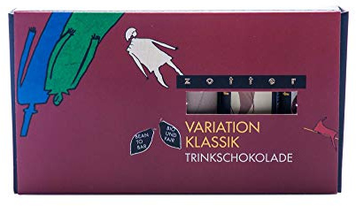 Zotter Variation Klassik (Bitter Classic, Edel-Mandel, Cafe Latte, Nuss-Nougat, Weiße mit Vanille), 1er Pack (1 x 110 g) - Bio | Handgeschöpfte Bio & Fairtrade, Bitter Classic, Edel-Mandel, Cafe Latte, Nuss-Nougat, Weiße mit Vanille
