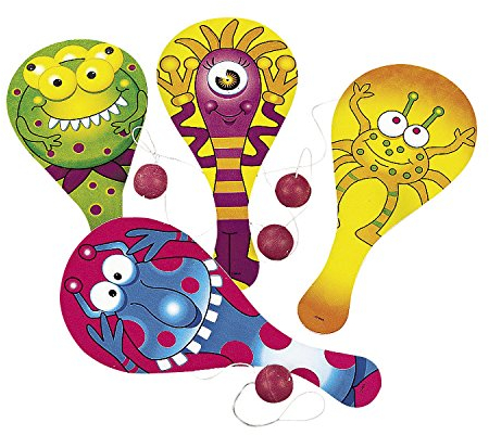 cama24com Monster Ballspiel Geschicklichkeitsspiel Mitgebsel 12 Stück Palandi®