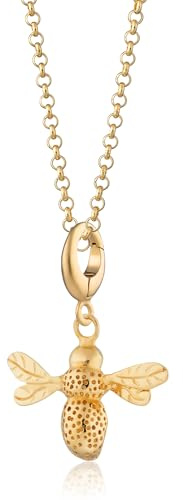 Lily Charmed - 18ct Gold Plated Bee Pendant Necklace