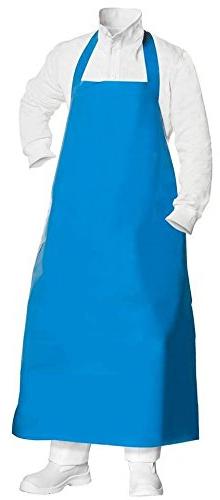 Eurosell 2 Stück Metzgerschürze Gummischürze Fleischerschürze PVC 120cm Metzger Schürze