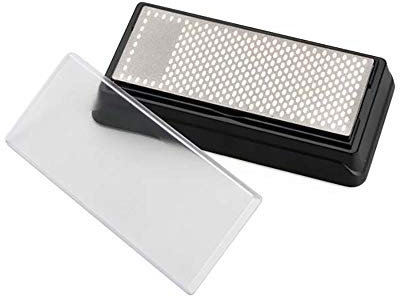YLXD Pietra per affilare Fine/Grossa Double Sided Diamond Affilacoltelli Pietra per affilare con Base Antiscivolo per coltelli da Cucina Forbici Rasoi Spade