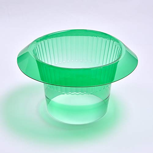 Schneckenschutzring - Wirksamer Schutz Ihrer Jungpflanzen vor Schnecken - ∅ 14-20 cm - grün - 5er Set