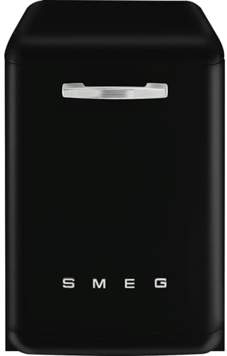 Smeg Geschirrspüler 13 Coverts 45dB Klasse B Schwarz Glänzend Freistehend