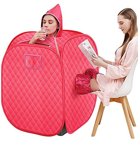 GJXJY Sauna Générateur pour Sauna Spa Plus Grande Tente Portable Bain De Vapeur avec Télécommande Température pour Salon, Corps pour Le Visage Qui Maigre